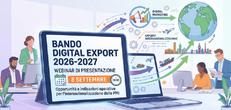 PRESENTAZIONE BANDO DIGITAL EXPORT 2026-27