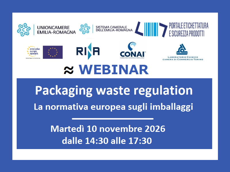 SICUREZZA PRODOTTI: LA NORMATIVA EUROPEA SUGLI IMBALLAGGI