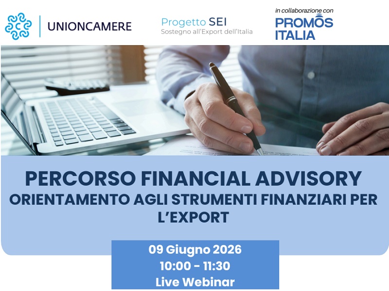 PROGETTO SEI: IL 9/6 UN WEBINAR PER ORIENTARSI TRA CONTRIBUTI E STRUMENTI FINANZIARI