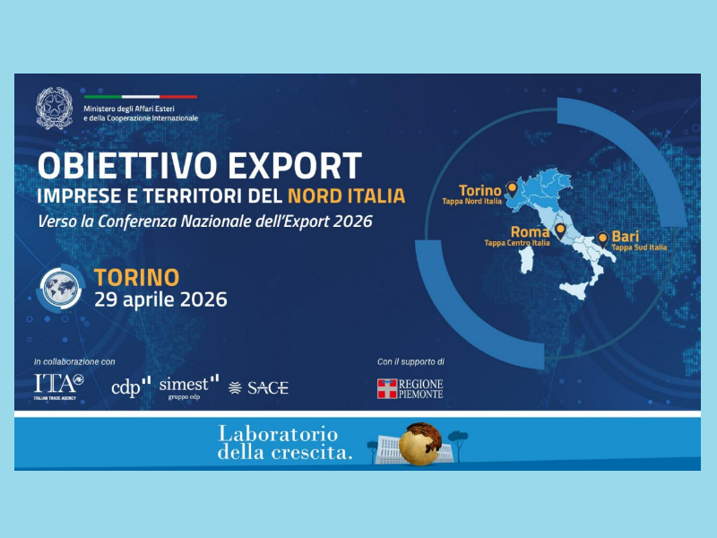 OBIETTIVO EXPORT: IMPRESE E TERRITORI DEL NORD ITALIA
