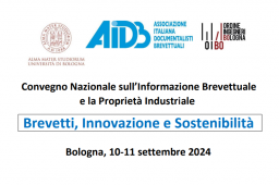 A BOLOGNA IL CONVEGNO DELL’ASSOCIAZIONE ITALIANA DOCUMENTALISTI BREVETTUALI