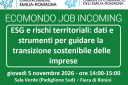 SOSTENERE LE SFIDE DELLA TRANSIZIONE SOSTENIBILE: EVENTO IL 5/11
