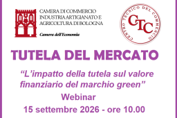IL 15/9 IL WEBINAR “L'IMPATTO DELLA TUTELA SUL VALORE FINANZIARIO DEL MARCHIO GREEN”