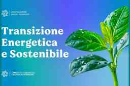 TRANSIZIONE ENERGETICA E SOSTENIBILE