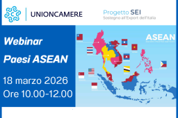 IL 18 MARZO UN WEBINAR SULLE OPPORTUNITÀ NEI PAESI ASEAN